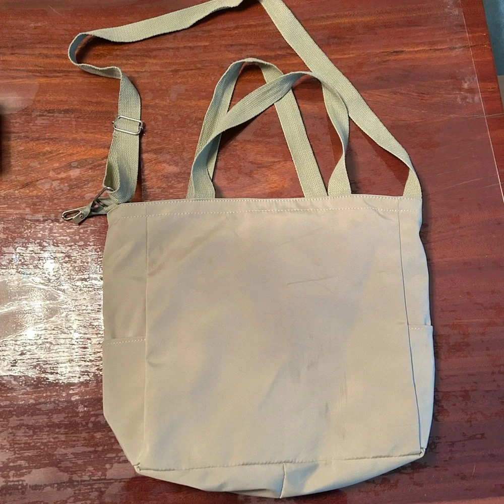 LAST CALL 🤍 sage green messenger / crossbody x shoulder / tote convertible bag